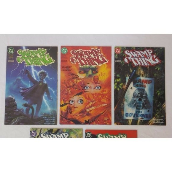 DC Comics Swamp Thing Issues #110-114 Vintage Comic Book Lot 1992 Dick Foreman - Picture 5 of 7